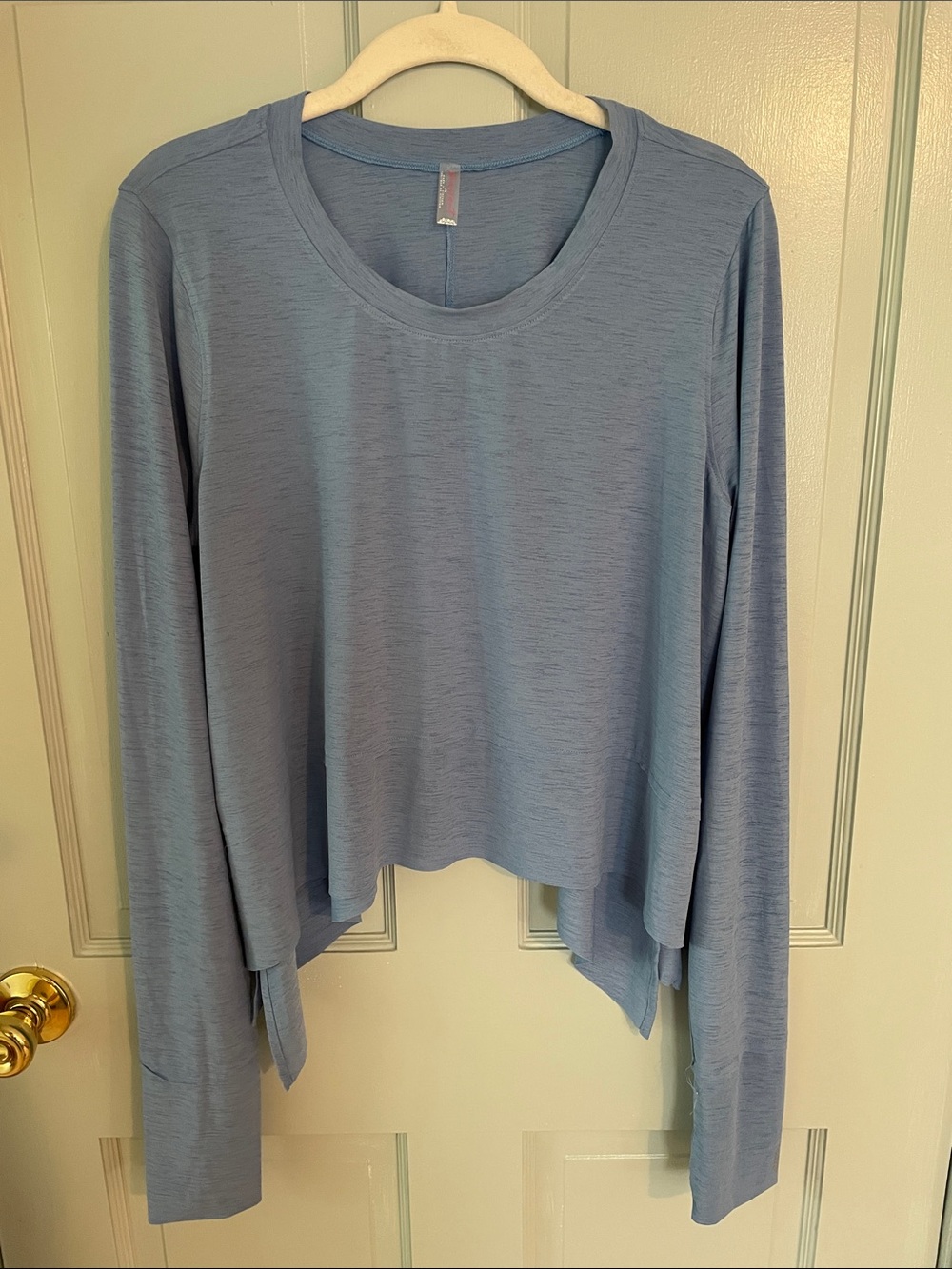 FP Movement by Free People Tempo Long  Sleeve Tee Large Blue